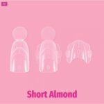 J. K.  Dual Form Sandwich Short Almond Tip -144 280pcs ( 070228) *