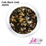 J.K Foils Pot Black Gold (260115)  ~ *