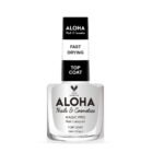 Aloha Βερνίκι Νυχιών 10 ημερών με Gel Effect Χωρίς – Fast Drying Top Coat 15ml