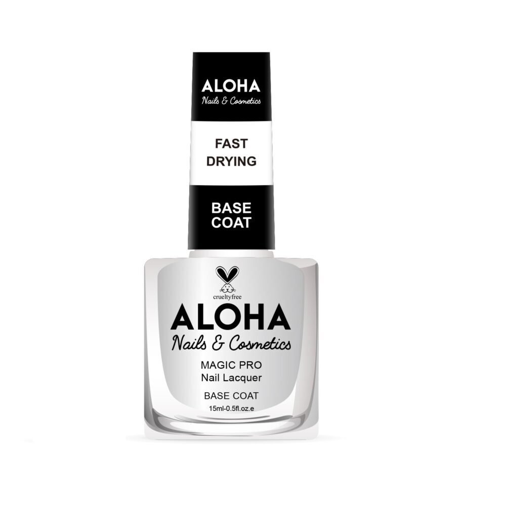 24595-1000x1000-1 Aloha Βερνίκι Νυχιών 10 ημερών με Gel Effect Χωρίς – Fast Drying Base Coat 15ml - Image 1
