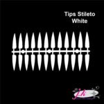 J.K Δειγματολόγιο Stiletto White 240τμχ (070060)  ~ *