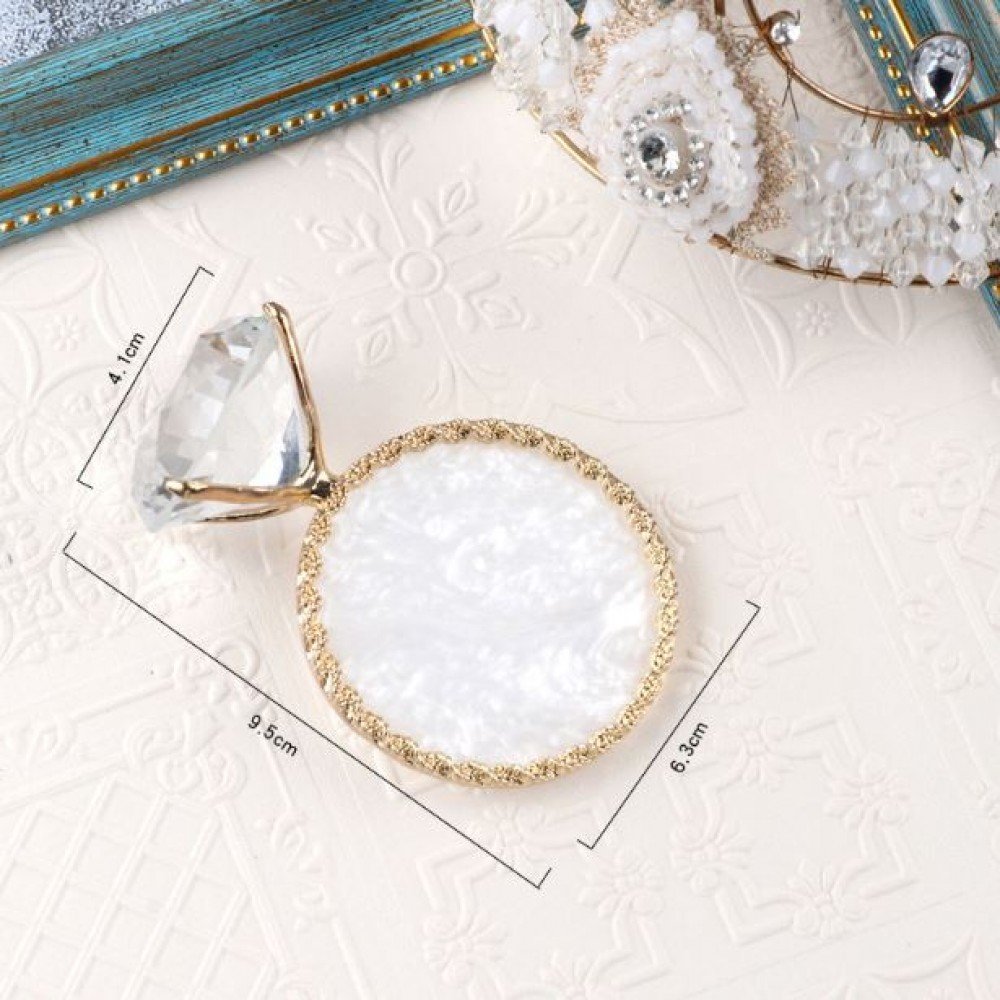26471-1000x1000-1 JK Marble Stone Drawing Dish White Ring (090214) ~ * - Image 1