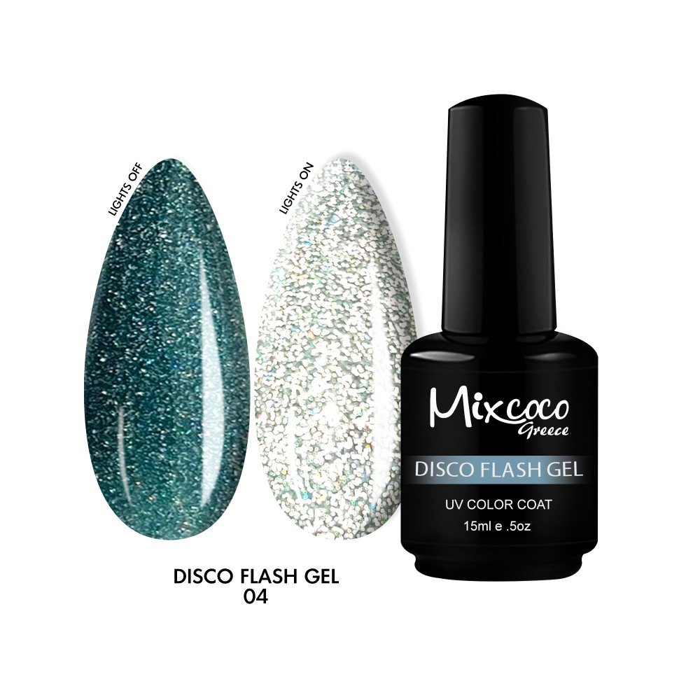 27786-1000x1000-1 Mixcoco Ημιμόνιμο Βερνίκι Νυχιών Disco Flash Gel 04 15ml - Image 1