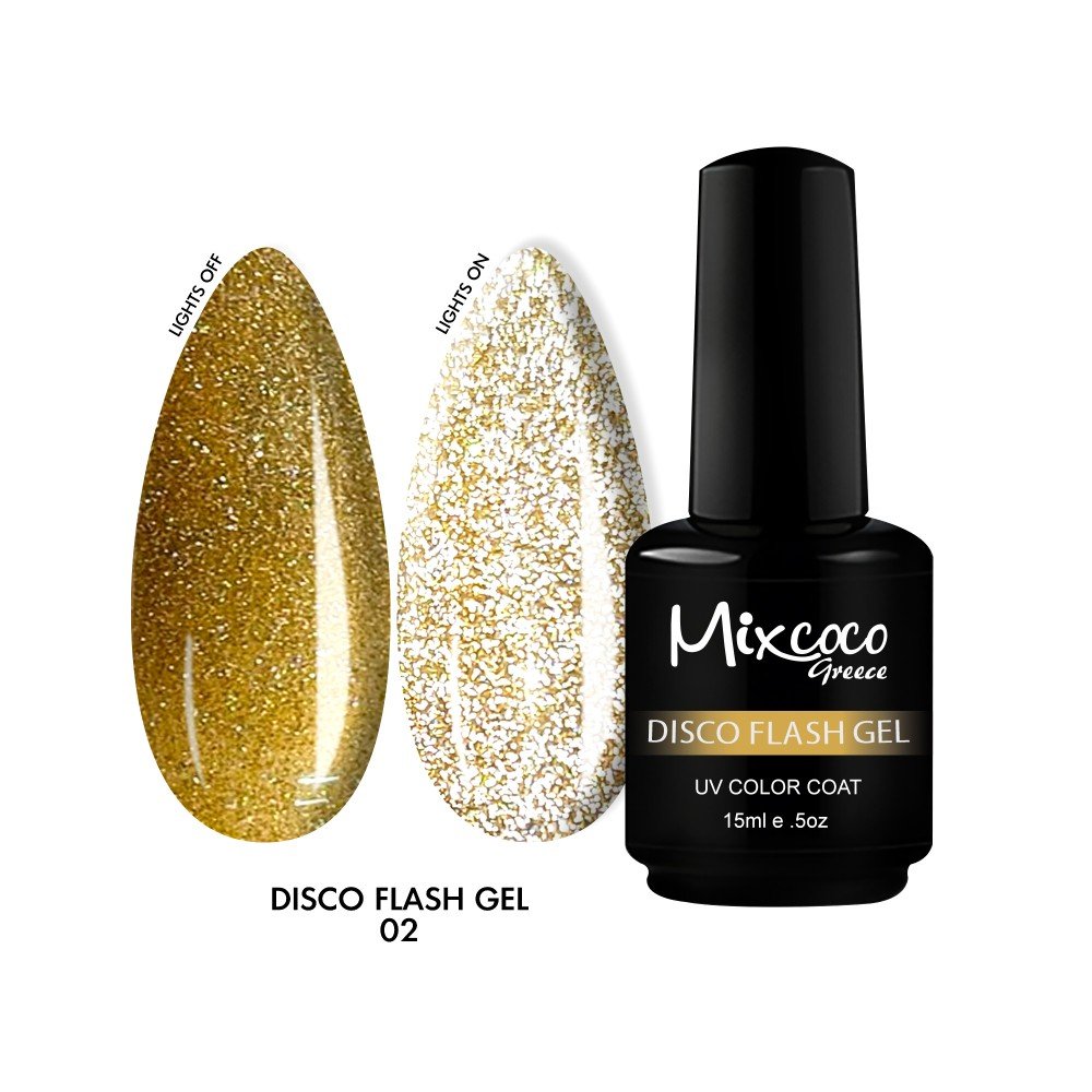 27858-1000x1000-1 Mixcoco Ημιμόνιμο Βερνίκι Νυχιών Disco Flash Gel 02 15ml - Image 1