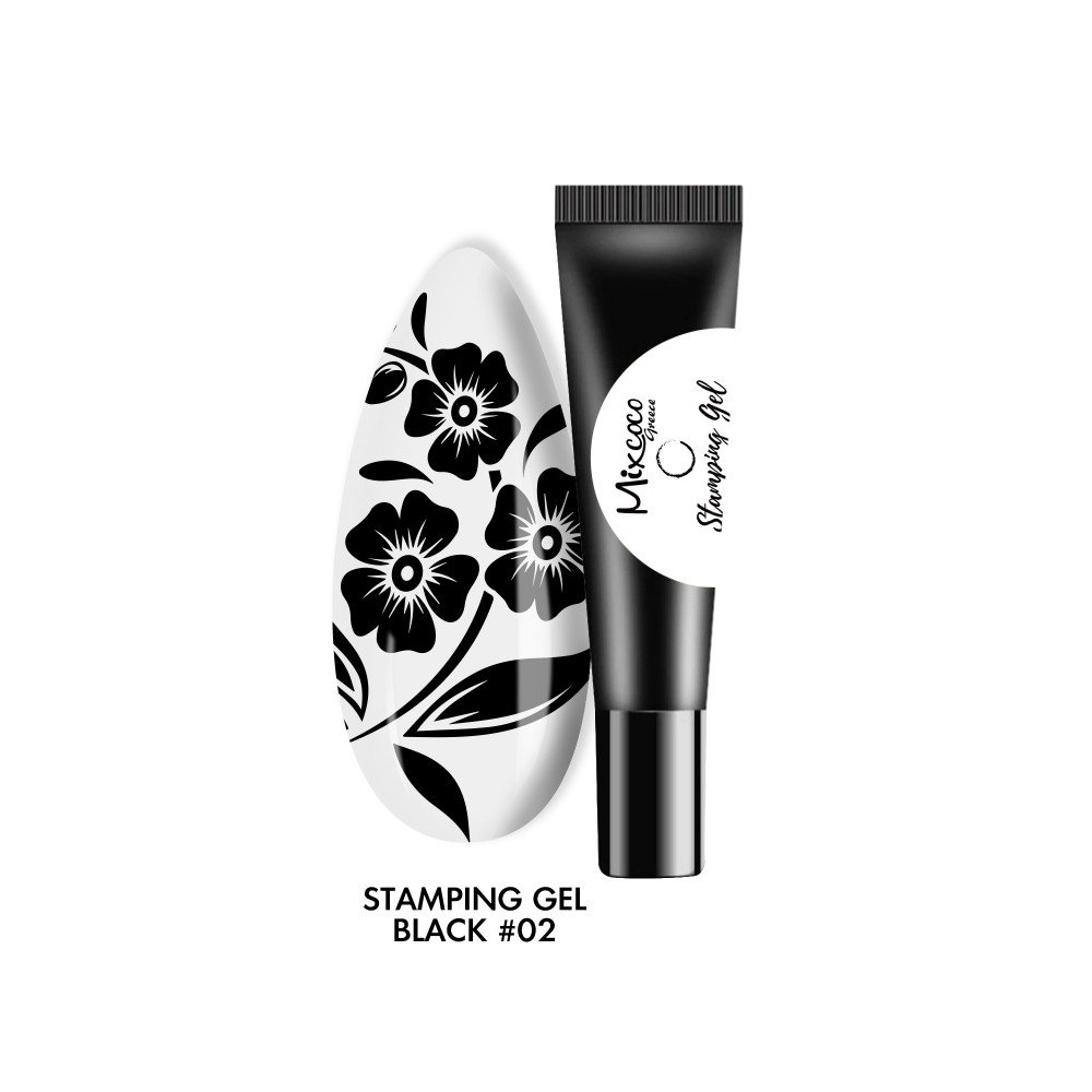 27890-1000x1000-1 Mixcoco Stamping Gel 02 Black 8ml - Image 1