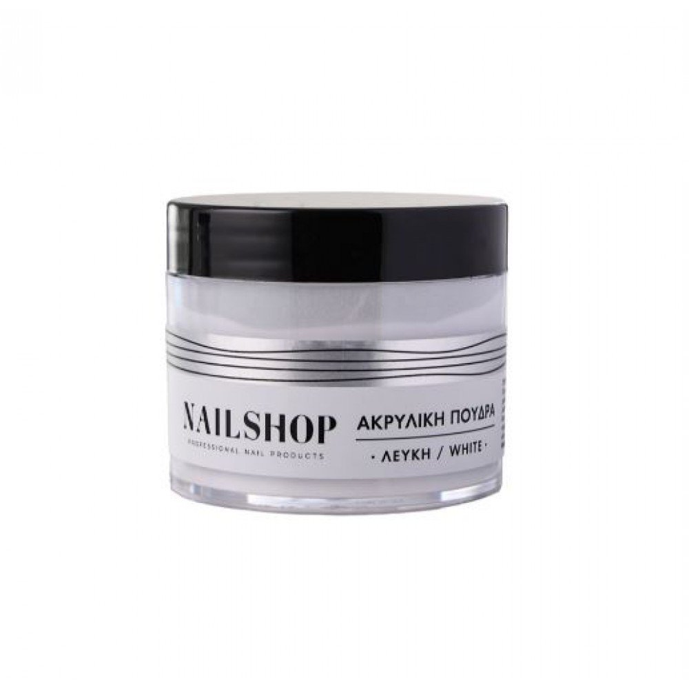 28788-1000x1000-1 Nailshop Ακρυλική Σκόνη Λευκή/White 45gr - Image 1