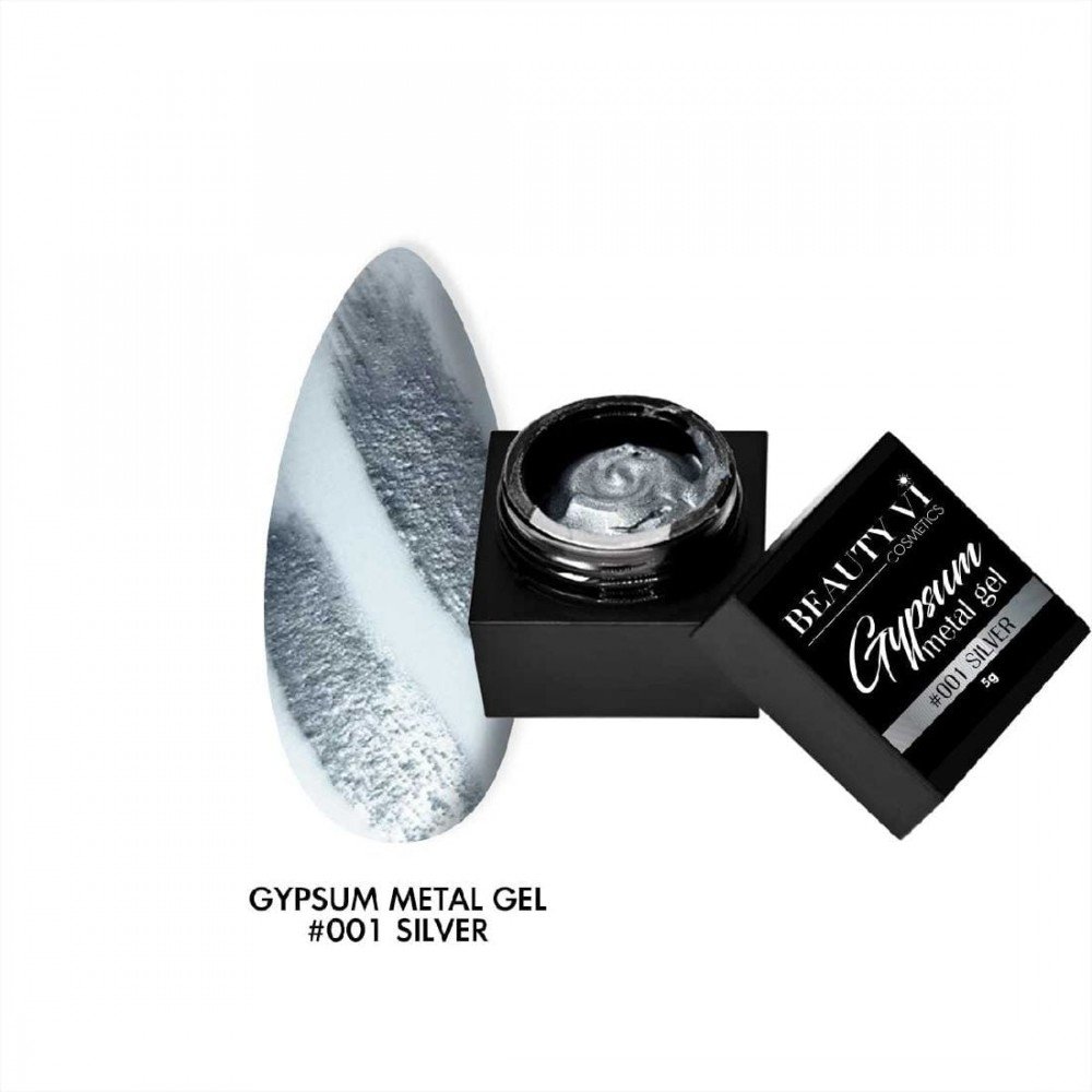 29881-1000x1000-1 Mixcoco Gypsum Metal Gel 5gr Silver - Image 1