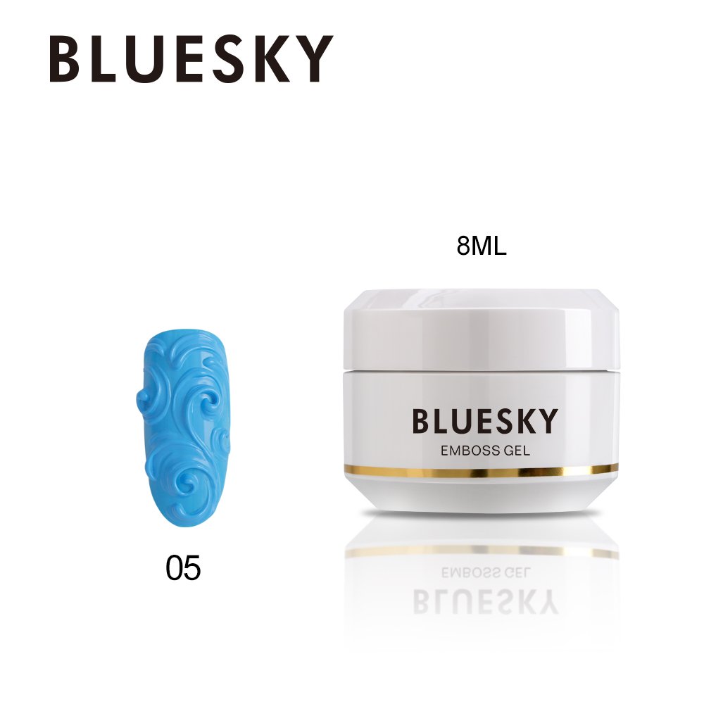 30087-1000x1000-1 Bluesky Emboss Paste Gel Light Blue 8ml - Image 1