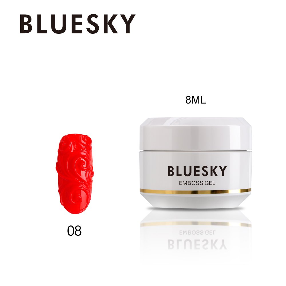 30090-1000x1000-1 Bluesky Emboss Paste Gel Red 8ml - Image 1