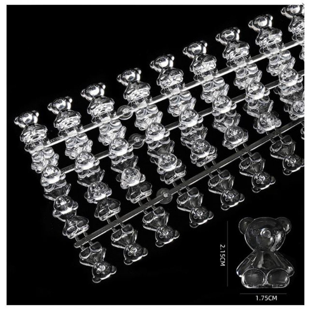 30657-1000x1000-1 J.K Display Tips Glass Effect - Teddy Bears (070171) - Image 1