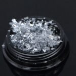 Nail Foil Flakes Silver