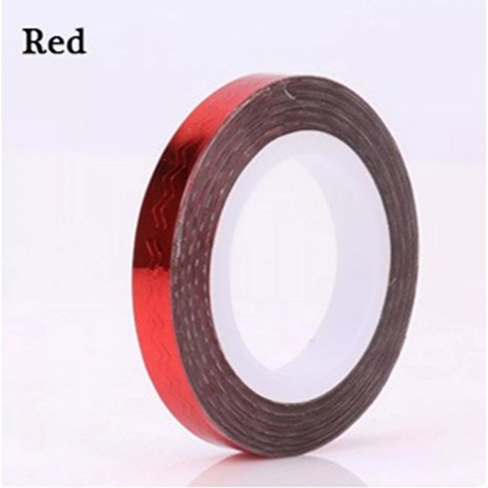 32498-1000x1000-1 Nm Ταινία Διακόσμησης Red (Zig Zag) * - Image 1