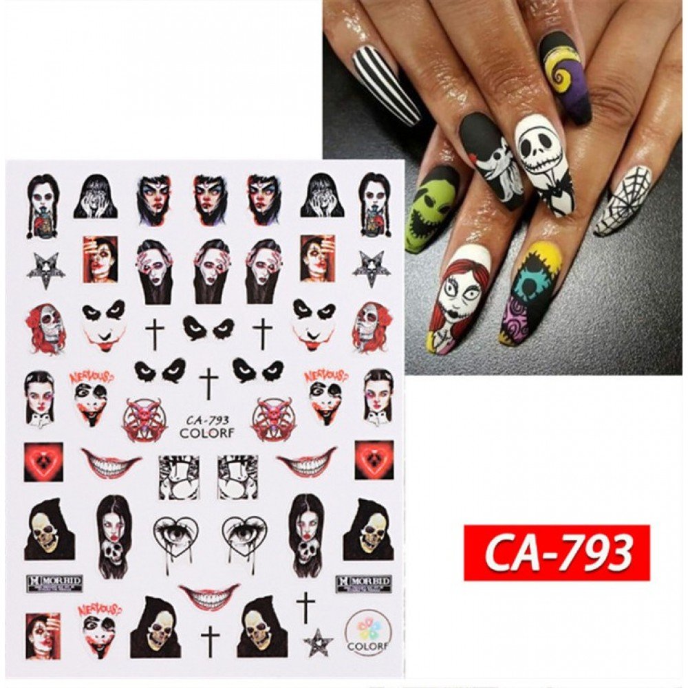 33025-1000x1000-1 Αυτοκόλλητα Νυχιών Halloween CA-793 - Image 1