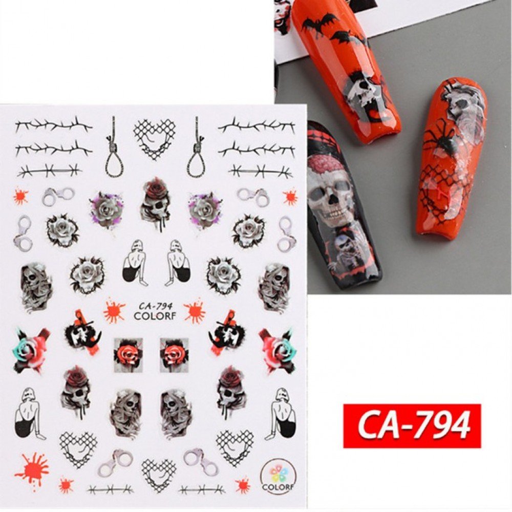 33026-1000x1000-1 Αυτοκόλλητα Νυχιών Halloween CA-794 - Image 1