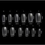 Tips Νυχιών Coffin (Ballerina) Short 120Pcs ~
