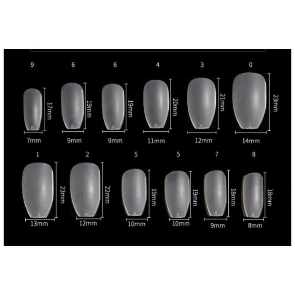 33326-1-1200x800h-1000x1000-1 Soft Gel Tips Square Short 120Pcs ~ - Image 1