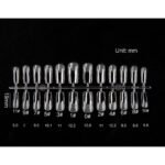Soft Gel Tips Square Clear  BS01 240Pcs ~