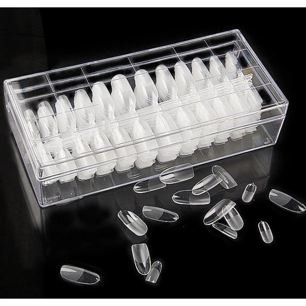 33330-1000x1000-1 Soft Gel Tips Oval 240Pcs BS02 ~ - Image 1