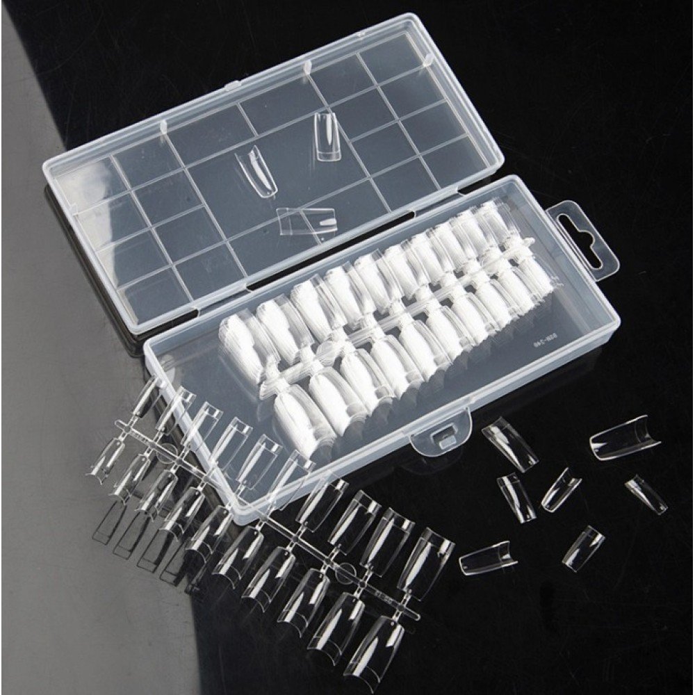 33335-1-1000x1000-1 Soft Gel Tips Short Square 240Pcs BS13 ~ - Image 1