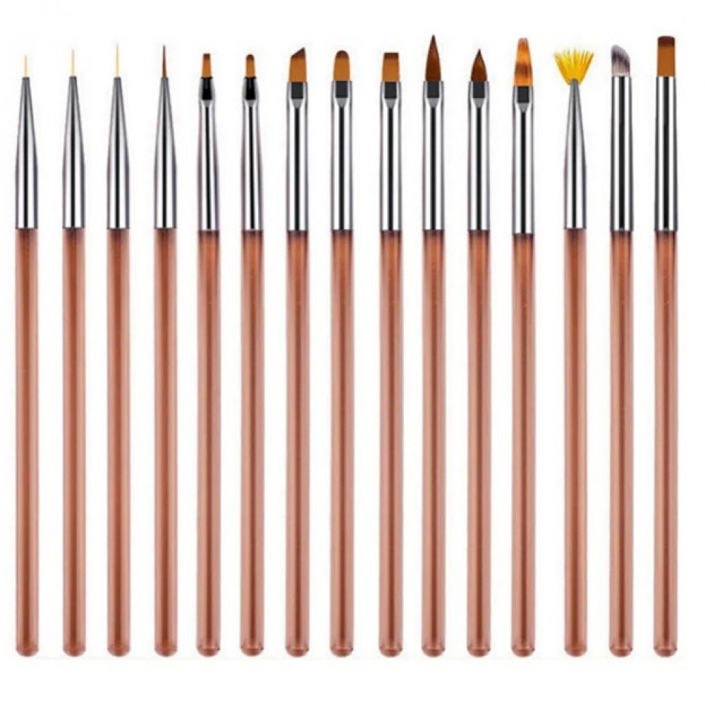 33690-1000x1000-1 Σετ 15 Πινέλα Nail Art ~ - Image 1
