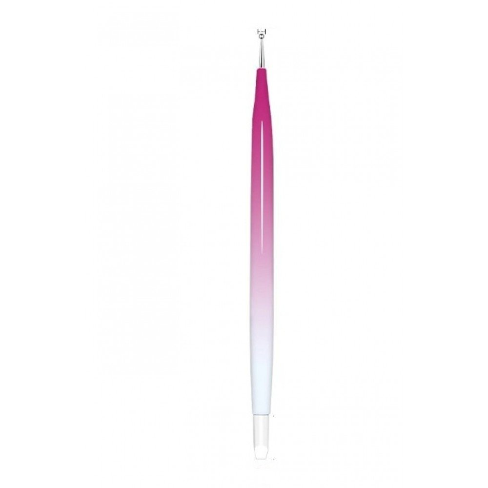 33702-1000x1000-1 Dotting Tool 2 Σημείων #4 Ροζ - Image 1
