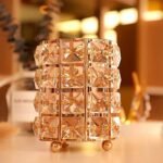 Σταντ Για Πινέλα με Κρύσταλλα Rose Gold