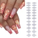 Reusable Nail French Tip Guides (Molds) #02 24Pcs