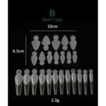 Reusable French Tip Guides (Molds) B Short Type 12Pcs