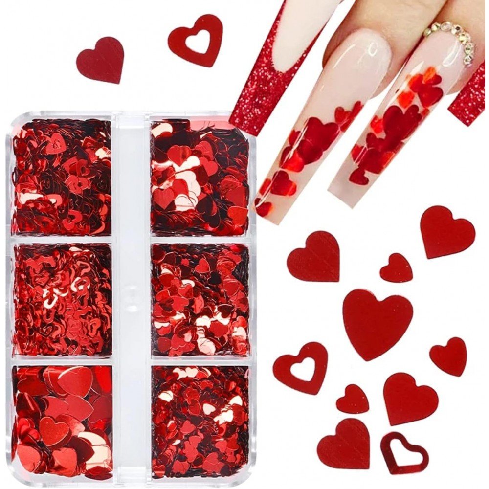 34123-1000x1000-1 Διακοσμητικά Νυχιών Box Love Sequins C - Image 1