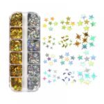 Διακοσμητικά Νυχιών Aurora Sequins D Gold-Silver
