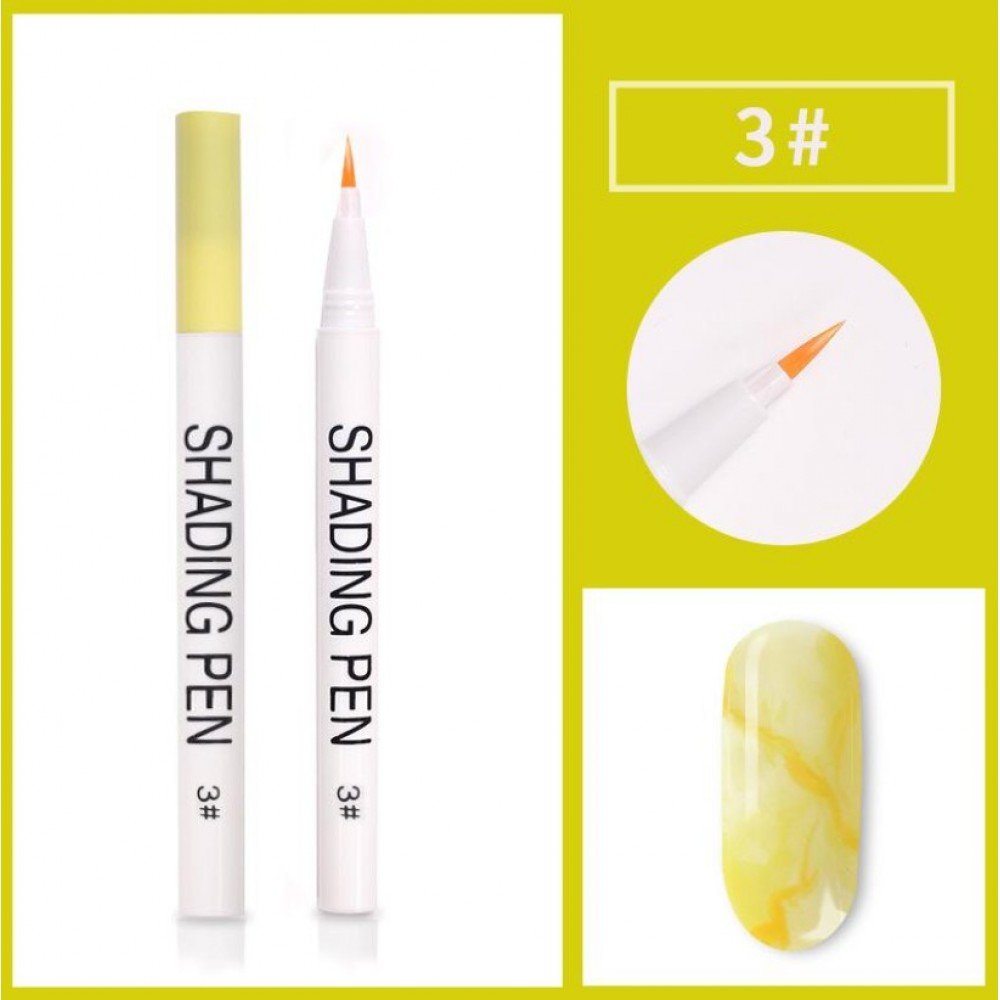 34549-1000x1000-1 Nail Art Blossom Pen #3 Yellow - Image 1
