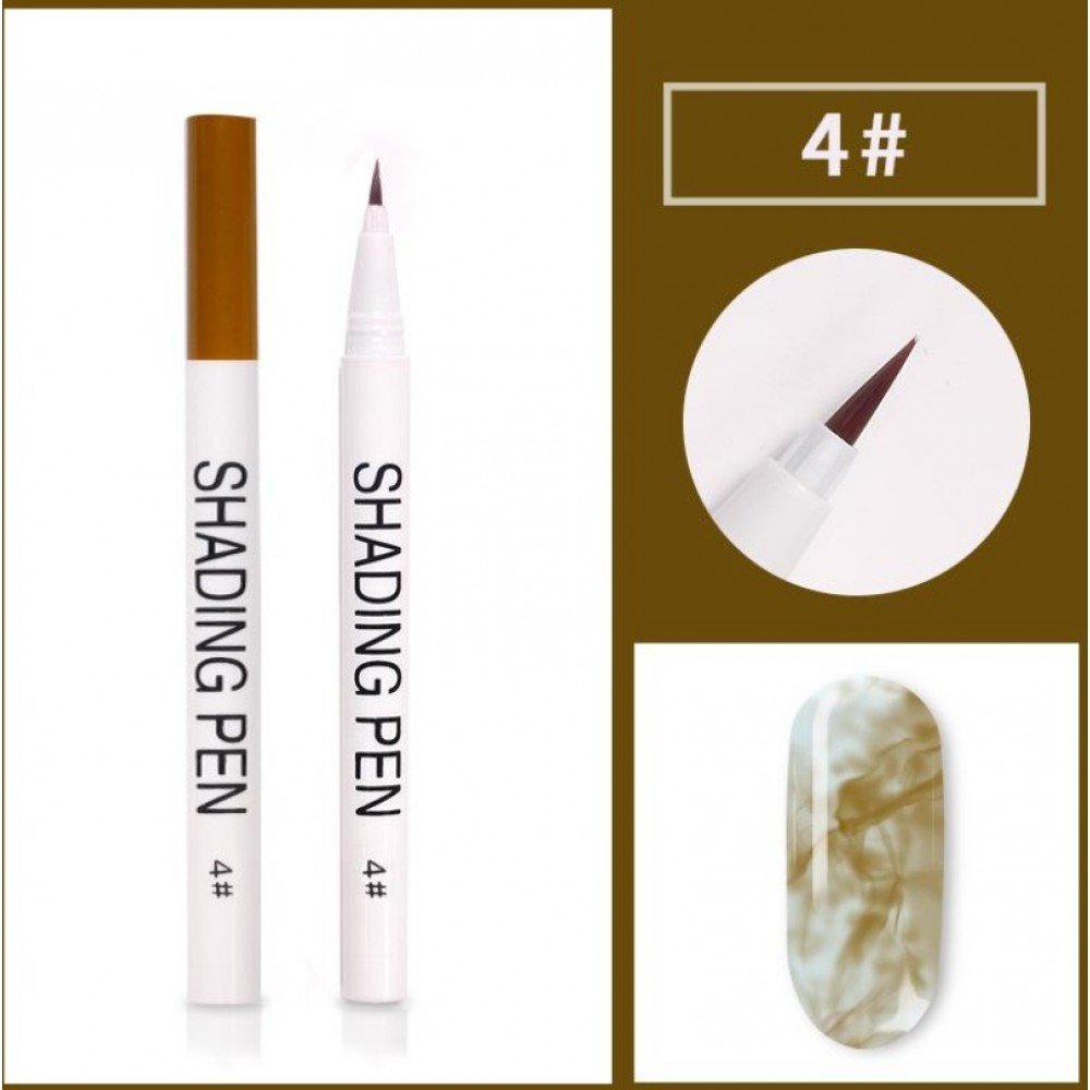 34550-1000x1000-1 Nail Art Blossom Pen #4 Brown - Image 1