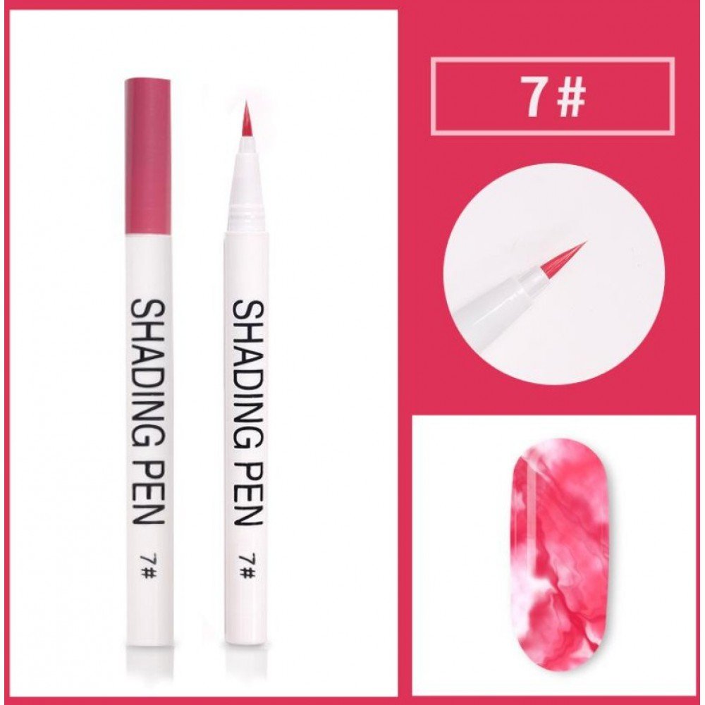 34553-1000x1000-1 Nail Art Blossom Pen #7 Scarlet - Image 1