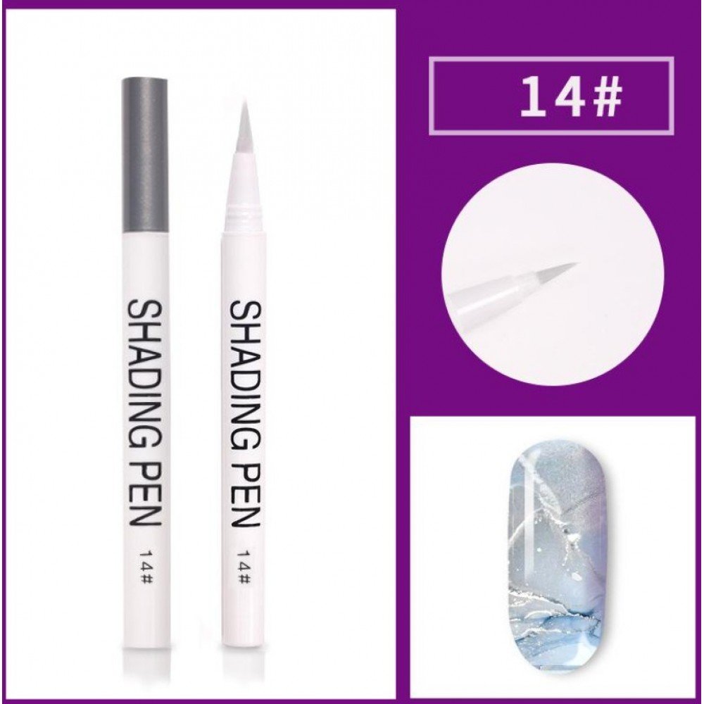 34560-1000x1000-1 Nail Art Blossom Pen #14 Silver - Image 1