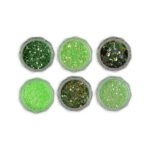 Σετ 6 Glitter Νυχιών No15 T1