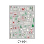 Αυτοκόλλητα Νυχιών Christmas Glow In The Dark  CY-024