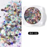 Glitter Νυχιών DJ12