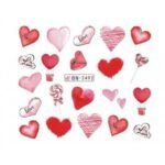 Αυτοκόλλητα Νυχιών Valentine's Day BN-2492