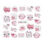 Αυτοκόλλητα Νυχιών Valentine's Day BN-2489
