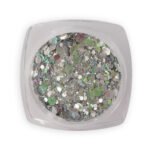 Glitter Νυχιών Με Παγιέτα Reflective Green