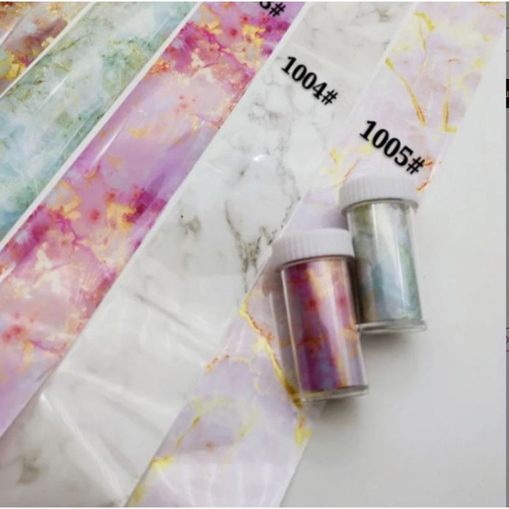 35083-1000x1000-1 Nail Foil Halo Marbled 1005 - Image 1