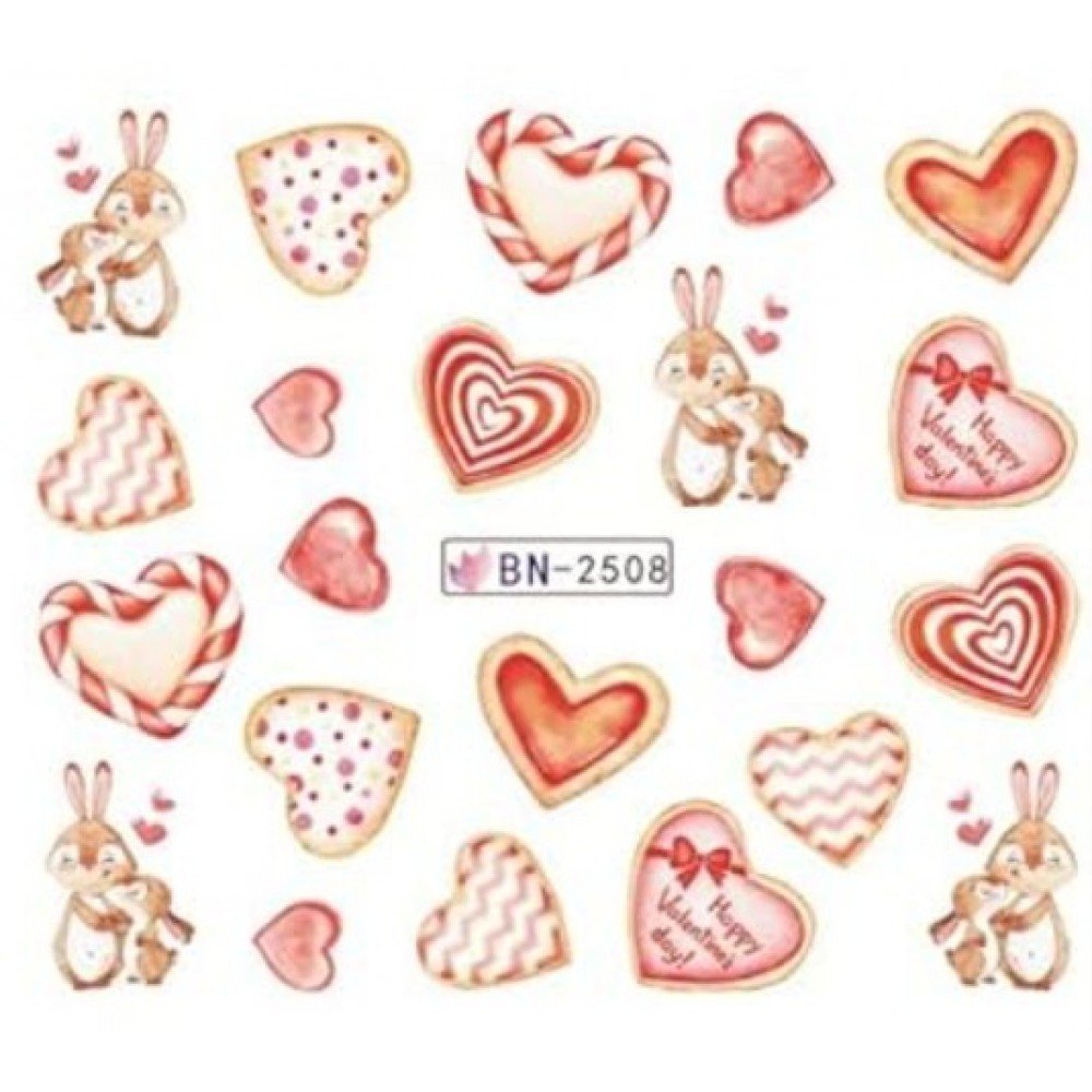35302-1000x1000-1 Αυτοκόλλητα Νυχιών Valentine's Day BN-2508 - Image 1