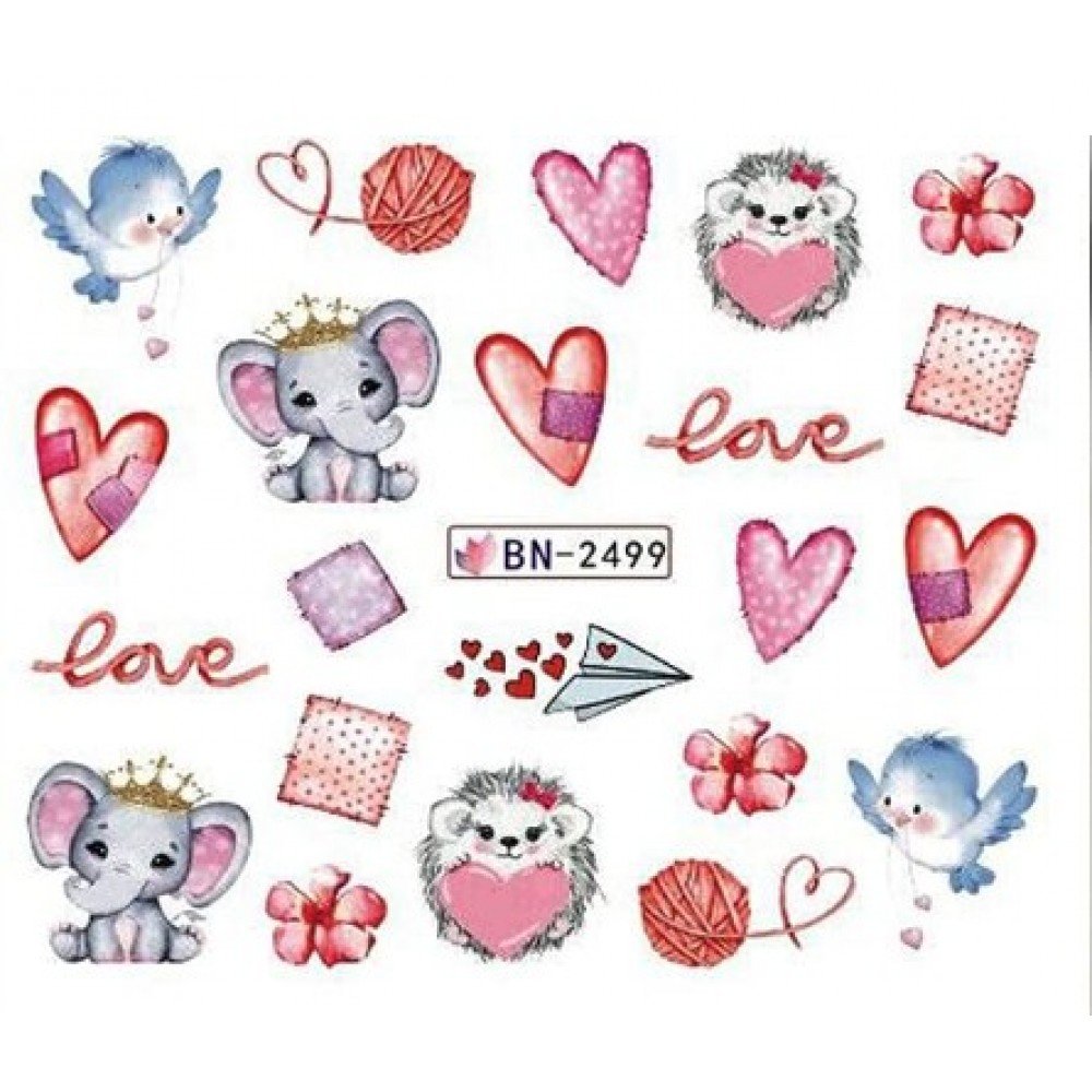 35307-1000x1000-1 Αυτοκόλλητα Νυχιών Valentine's Day BN-2499 - Image 1