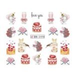 Αυτοκόλλητα Νυχιών Valentine's Day BN-2498