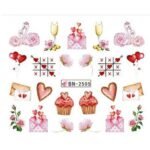 Αυτοκόλλητα Νυχιών Valentine's Day BN-2505