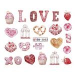 Αυτοκόλλητα Νυχιών Valentine's Day BN-2503