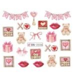 Αυτοκόλλητα Νυχιών Valentine's Day BN-2506