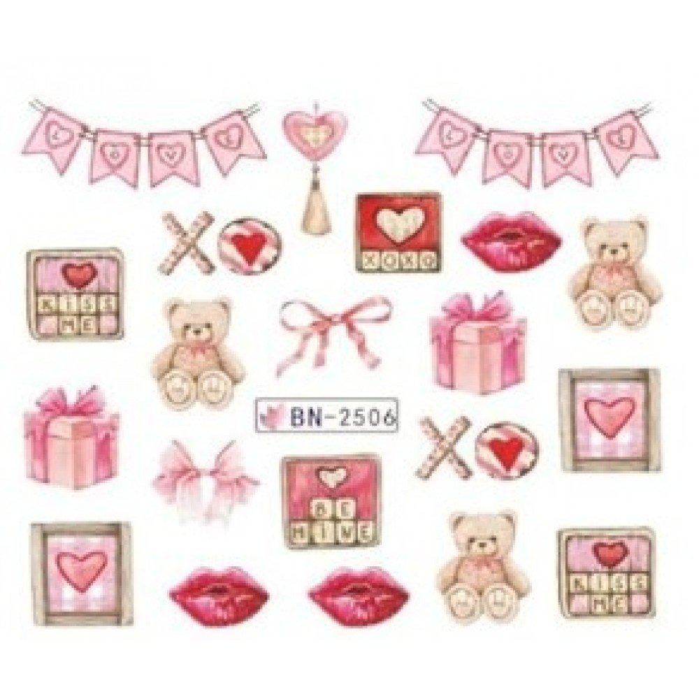 35318-1000x1000-1 Αυτοκόλλητα Νυχιών Valentine's Day BN-2506 - Image 1
