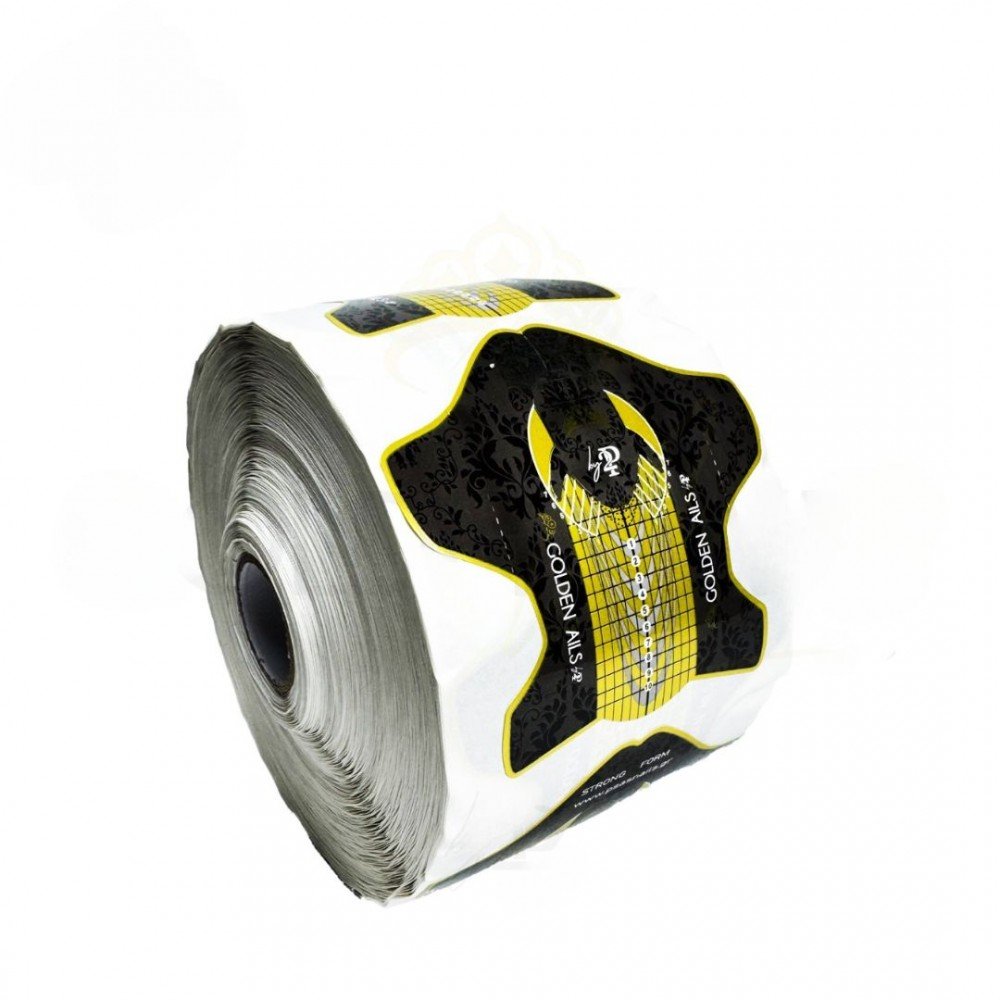 35737-1000x1000-1 Golden Nails Strong Αυτοκόλλητες Φόρμες Χτισίματος 500τμχ (New Edition) - Image 1