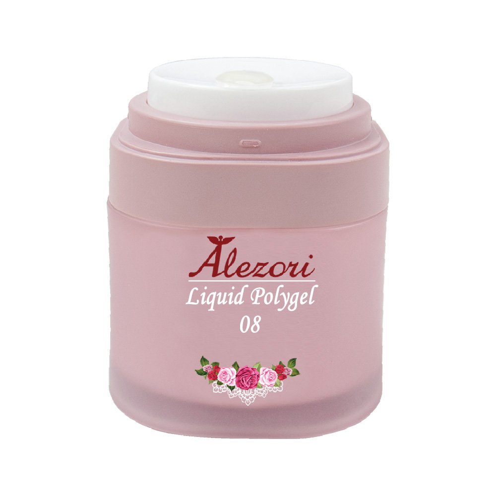 36006-1000x1000-1 Alezori Liquid Polygel 08 Hema Free, 50ml - Image 1